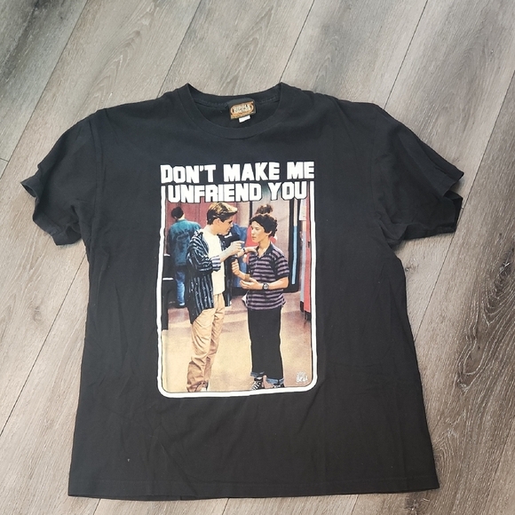 Ripple Junction Black Short Sleeve Tee with Vintage Graphic - Picture 1 of 3
